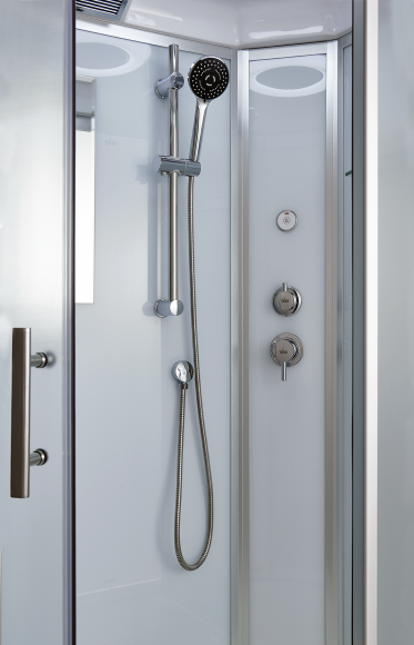 Timo Standart T-6602 Silver Fabric L душевая кабина (120*85*220), шт