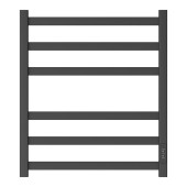 Полотенцесушитель электрический Point Меркурий PN83856B П6 500x600, диммер справа, черный Полотенцесушитель электрический Point Меркурий PN83856B П6 500x600, диммер справа, черный