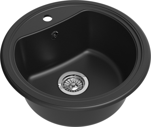 EWIGSTEIN Мойка ANTIK R50  1-чаша D-520мм антрацит арт.EW-