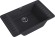 GRANFEST  Мойка QUARZ 71  1-чаша+крыло 760*480мм черный арт.GF-ZW-