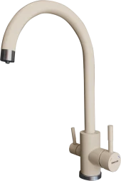 EWIGSTEIN Смеситель для кухни U-обр. с краном питьевой воды D-35мм крем арт.