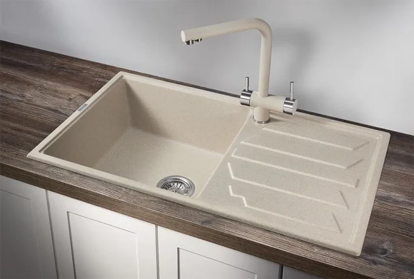 8601, ПИРИТ, кухонная мойка, кварц