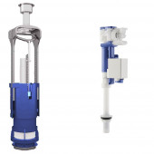 Комплект клап.:спуск.URAL II (синий), напол. IVC 102 PLUS (синий), ниж подв, пласт, 1/2, OLI Rus Комплект клап.:спуск.URAL II (синий), напол. IVC 102 PLUS (синий), ниж подв, пласт, 1/2, OLI Rus