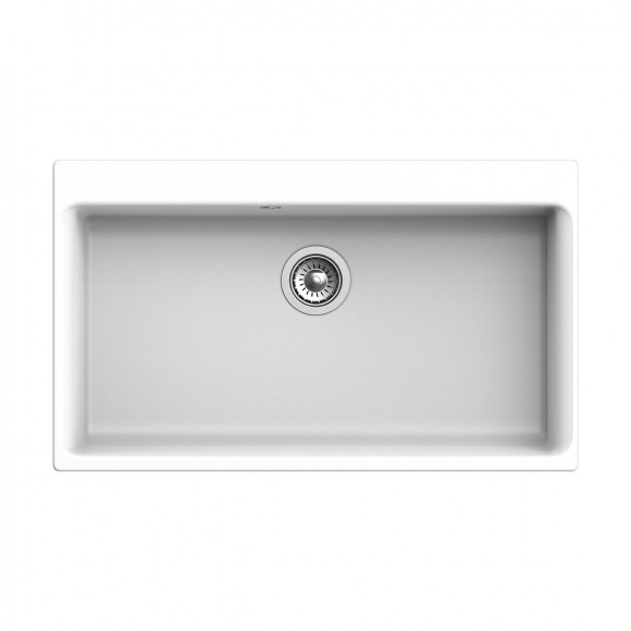 Мойка кухонная RIVELATO Axel 90, 860x510, Х-90 иней, кварц