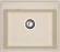 GRANFEST Мойка VERTEX 580  1-чаша 580*500мм бежевый арт.GF-