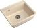 GRANFEST Мойка VERTEX 580  1-чаша 580*500мм бежевый арт.GF-