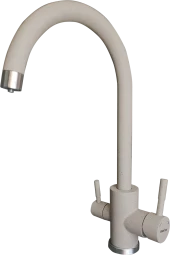 EWIGSTEIN Смеситель для кухни U-обр. с краном питьевой воды D-35мм темно-бежевый арт.