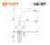Cмеситель ULGRAN Quartz UQ-017-08, космос