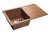 GRANFEST Мойка QUADRO 780L  1-чаша+крыло 770*495мм терракот арт.GF-