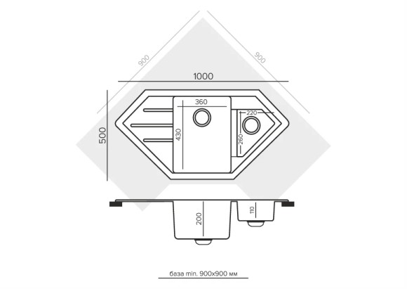 Кухонная мойка TOLERO Classic R-114 (№102 (Сафари))