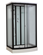 Timo Standart T-6615 Black Fabric душевая кабина (120*90*220), шт