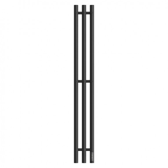 Полотенцесушитель электрический Point Деметра PN12822B П3 120x1200 диммер справа, черный