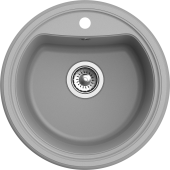 EWIGSTEIN Мойка ANTIK R50  1-чаша D-520мм серый металлик арт.EW-