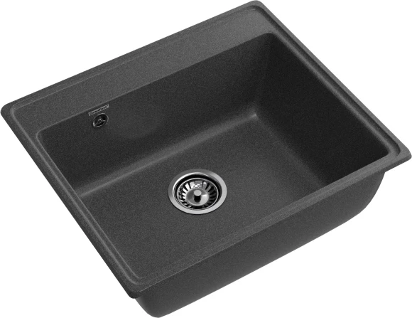 GRANFEST Мойка VERTEX 580  1-чаша 580*500мм графит арт.GF-