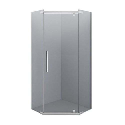 Душевое ограждение Erlit ER10109V-C4 (900x900x2000) пятиугольное, тонированное
