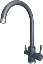 EWIGSTEIN Смеситель для кухни U-обр. с краном питьевой воды D-35мм черный арт.
