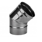 Колено (нерж. сталь 0,8мм) угол 135` Ф110 Колено (нерж. сталь 0,8мм) угол 135` Ф110