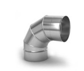 Колено (нерж. сталь 0,5мм) угол 90` Ф 80 Колено (нерж. сталь 0,5мм) угол 90` Ф 80