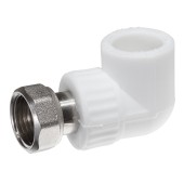 Уголок с накидной гайкой 20*1/2 (160/40) Valfex