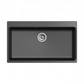 Мойка кухонная RIVELATO Axel 90, 860x510, Х-90 черный, кварц