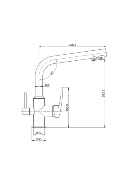Смеситель кухонный TOLERO Alicante Satin Смеситель кухонный TOLERO Alicante Satin