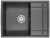 6501, ЧЁРНЫЙ, кухонная мойка, кварц