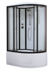 Timo Standart T-6620 Black Fabric L душевая кабина (120*85*220), шт