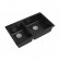 Мойка кухонная RIVELATO Axel 90D, 860x510, X-90D антрацит, кварц Мойка кухонная RIVELATO Axel 90D, 860x510, X-90D антрацит, кварц