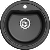 EWIGSTEIN Мойка ANTIK R50  1-чаша D-520мм черный арт.EW-