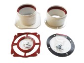 VIVAT Адаптер раздельный d 80 мм двублочный для перехода на двухтрубную систему (Immergas) VIVAT Адаптер раздельный d 80 мм двублочный для перехода на двухтрубную систему (Immergas)