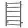 Полотенцесушитель электрический Point Аврора PN10856GR П6 500x600 диммер справа, графит премиум