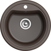 EWIGSTEIN Мойка ANTIK R50  1-чаша D-520мм шоколад арт.EW-