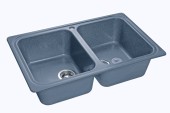 GRANFEST Мойка STANDART 780K  2 чаши 780*510мм графит арт.GF-