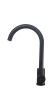 FK01B Смеситель для кухни нержавейка, черный EvaGold