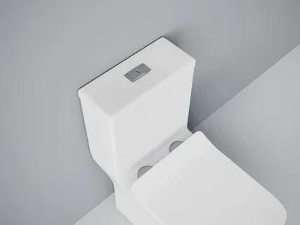 Унитаз-моноблок SM9608, сиденье тонкое ДП, арматура (с гофрой и подводкой) 