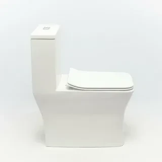 Унитаз-моноблок SM9608, сиденье тонкое ДП, арматура (с гофрой и подводкой) 