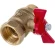 Кран шаровый 3/4" НР х 3/4" ВР с полусгоном "бабочка" Valfex