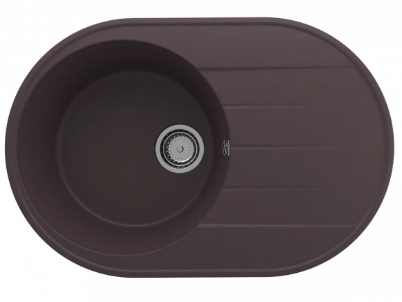 Мойка ULGRAN Quartz Nora 750-06, трюфель