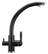 Смеситель Ulgran U-017-344, ультра-черный Смеситель Ulgran U-017-344, ультра-черный