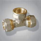 Тройник компрессионный с внутренней резьбой 16х3/4х16 COMPIPE Тройник компрессионный с внутренней резьбой 16х3/4х16 COMPIPE