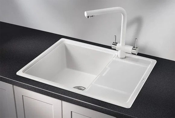 6503, АРКТИК (БЕЛЫЙ), кухонная мойка, кварц