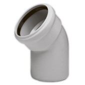 Колено Silenta 50х45 из ПВХ Хакан