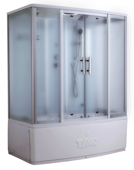 Timo Standart T-6650 Silver Fabric душевая кабина (150*88*220), шт