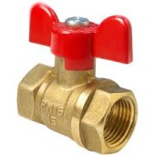 Кран шаровый 1/2" ВР/НР бабочка для воды Valfex (24/96) Кран шаровый 1/2" ВР/НР бабочка для воды Valfex (24/96)