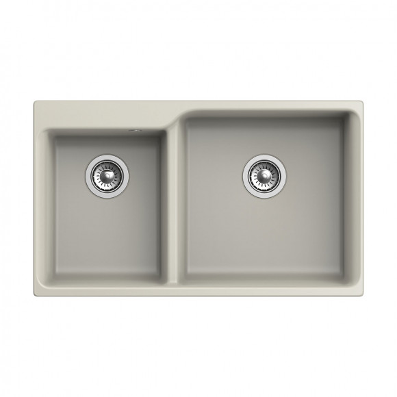 Мойка кухонная RIVELATO Axel 90D, 860x510, X-90D топаз, кварц