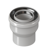 Переход с Ø60/100 на Ø80/125 конденсационный