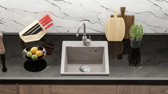 Кухонная мойка Polygran ARGO-460 №14 Серый