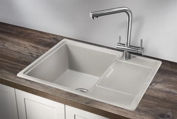 6503, БАЗАЛЬТ, кухонная мойка, кварц