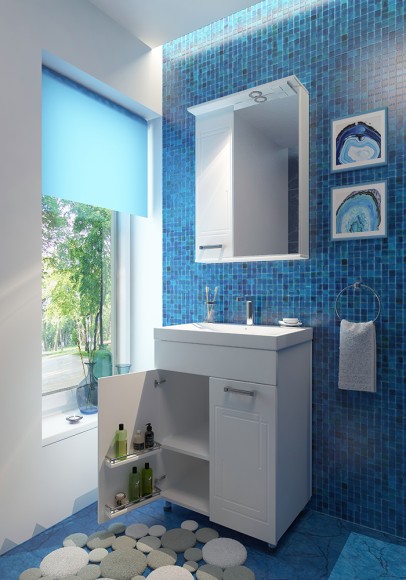 60 Тумба "Sevilla 60" с полкой на двери (ум.CITY 60/Como 60)