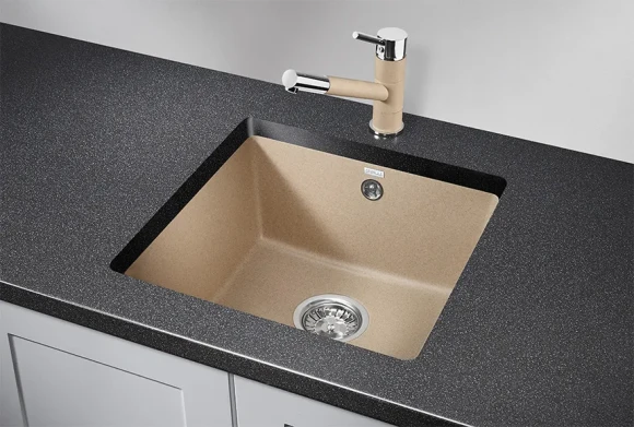 4451, ПЕСОК, кухонная мойка, кварц